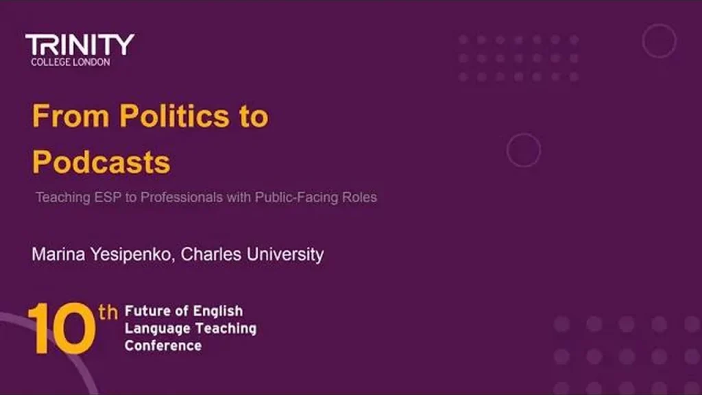 FoELT 2025 –  From Politics To Podcasts